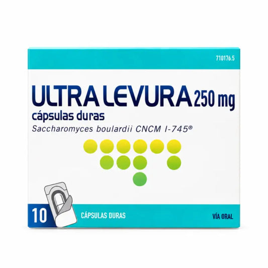 Ultra Levura 250 mg, 10 kovaa kapselia