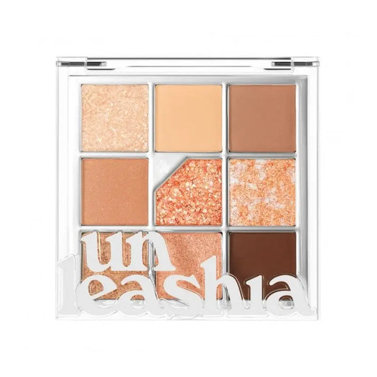 Unleashia Glitterpedia -silmämeikkipaletti nro 2 All Of Brown, 6,2 g