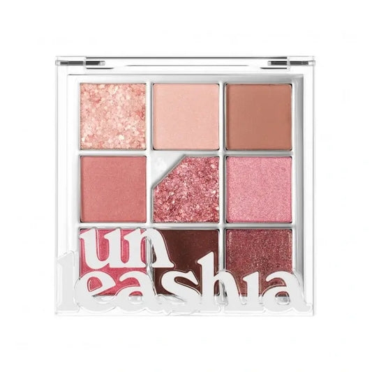 Unleashia Glitterpedia -silmämeikkipaletti nro 5 All Of Dusty Rose, 6,2 g