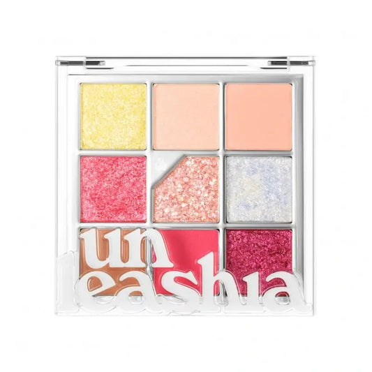 Unleashia Glitterpedia -silmämeikkipaletti nro 7 All Of Peach Ade, 6,2 g