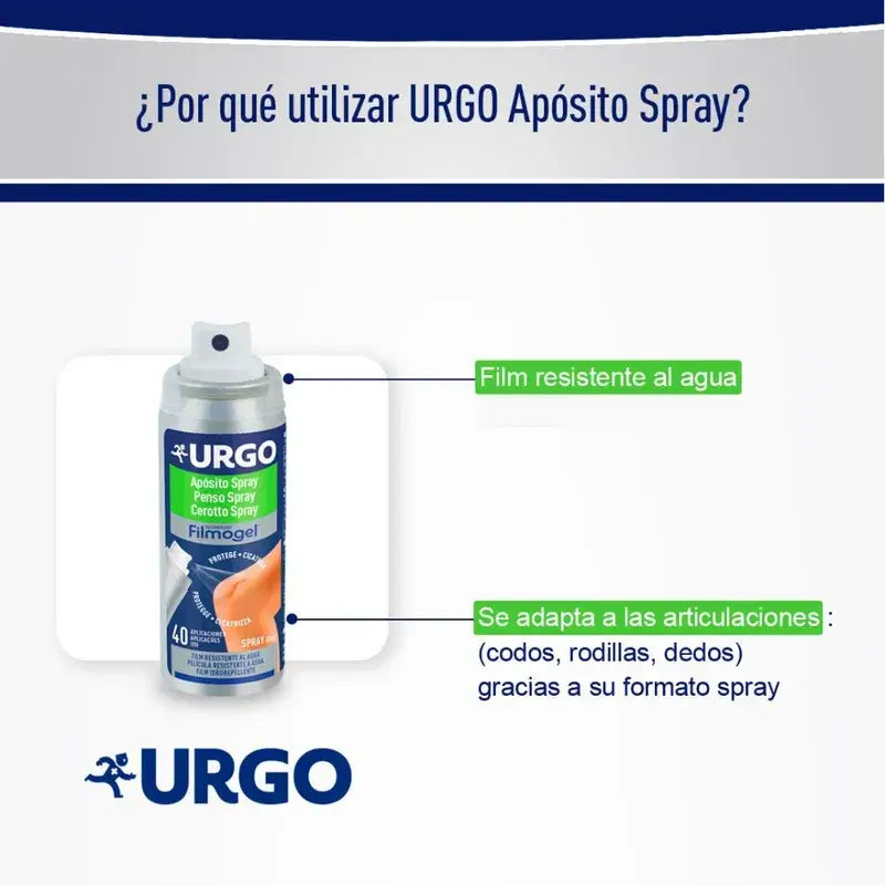 URGO Filmogel-sidos, suihke, 40 ml