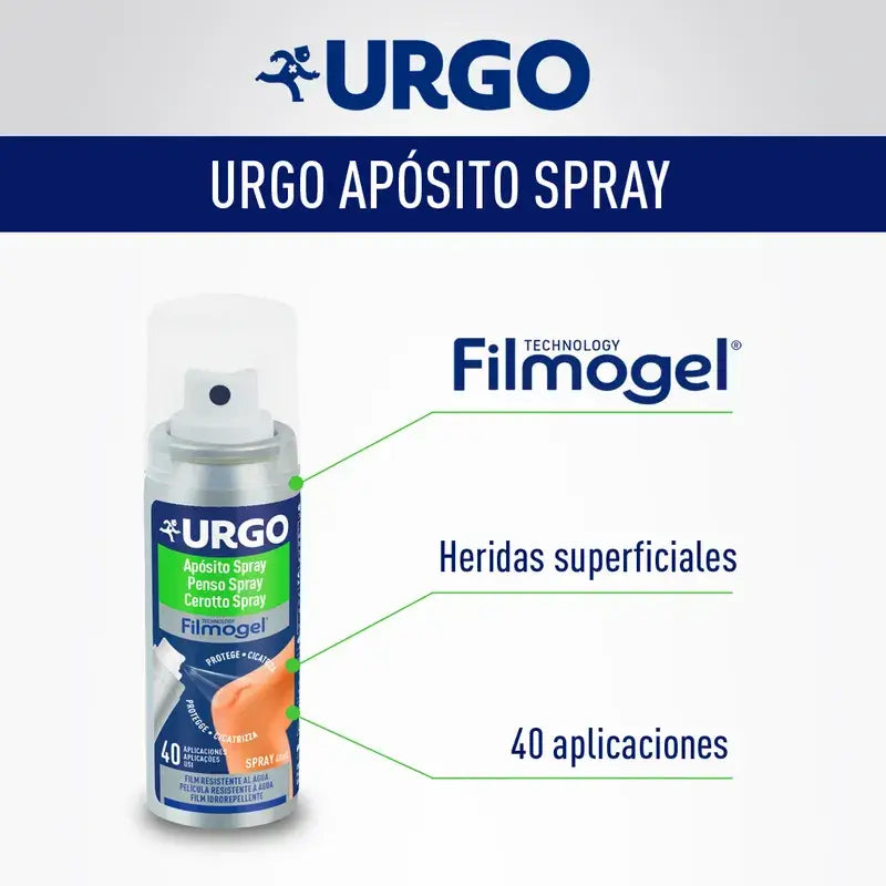 URGO Filmogel-sidos, suihke, 40 ml