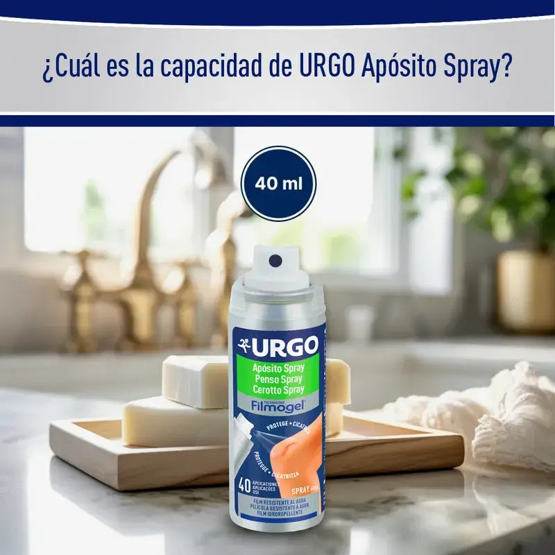 URGO Filmogel-sidos, suihke, 40 ml