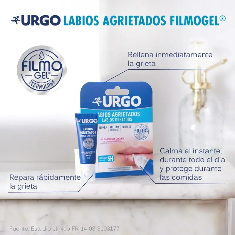 Urgo Filmogel halkeileville huulille, 7 ml