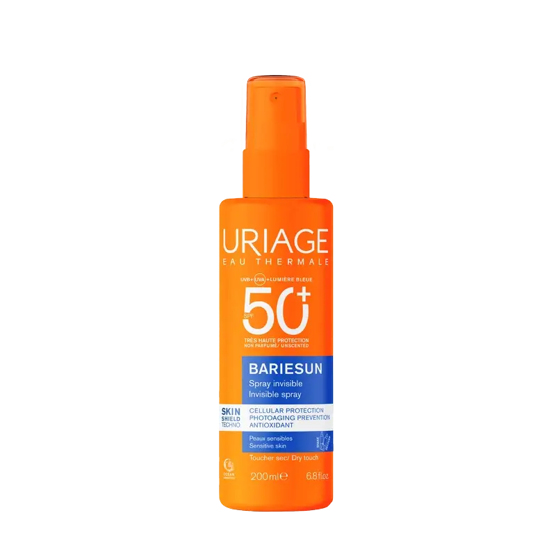 Uriage Bariésun hajusteeton suihke SPF 50+ 200 ml