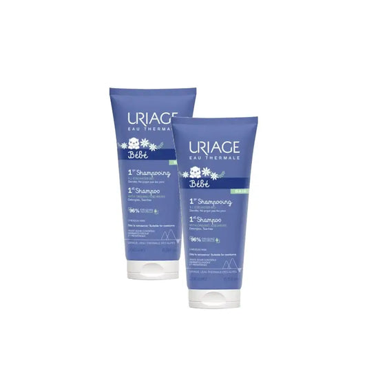 Uriage Bébé 1er -shampoo 200 ml, 2 kpl:n pakkaus