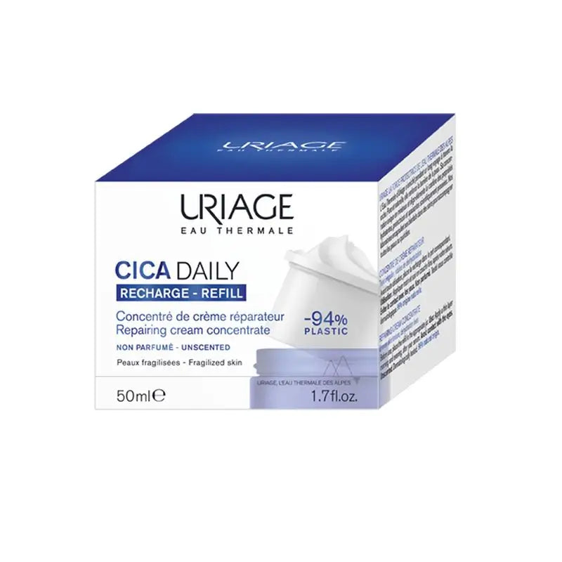 Uriage Cica-Daily -tiivistevoide, täyttöpakkaus, 50 ml