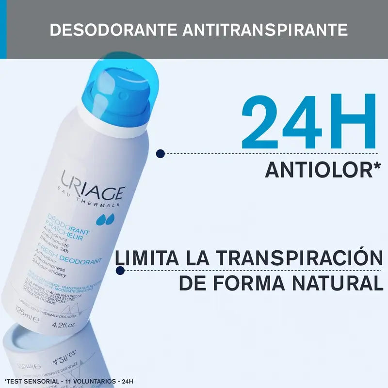 Uriage Frescor -deodorantti 125 ml
