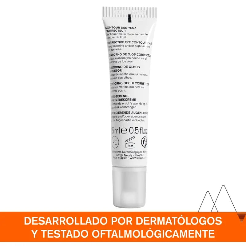 Uriage Dépiderm silmänympärysvoide, pigmenttimuutosten hoito ja ihon kirkastaminen, 15 ml
