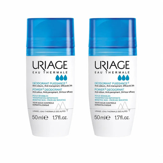 Uriage Triactivo-deodorantti 50 ml, teho 24 tuntia, 2 kpl:n pakkaus