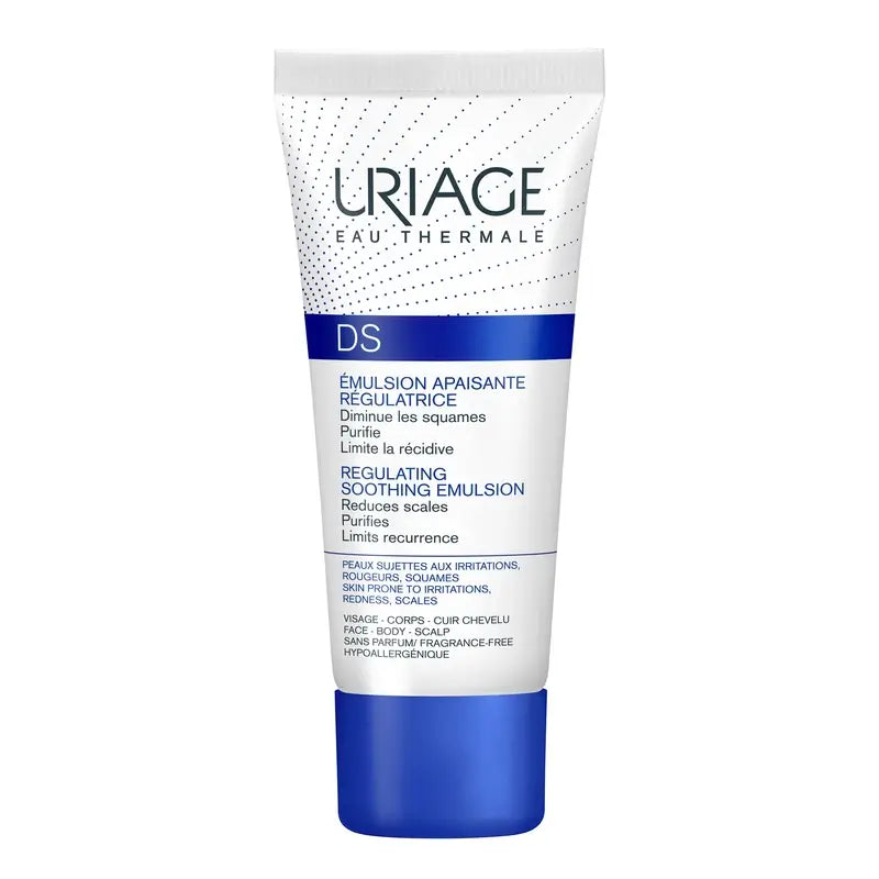 Uriage Ds Rauhoittava emulsio 40 ml, hajusteeton