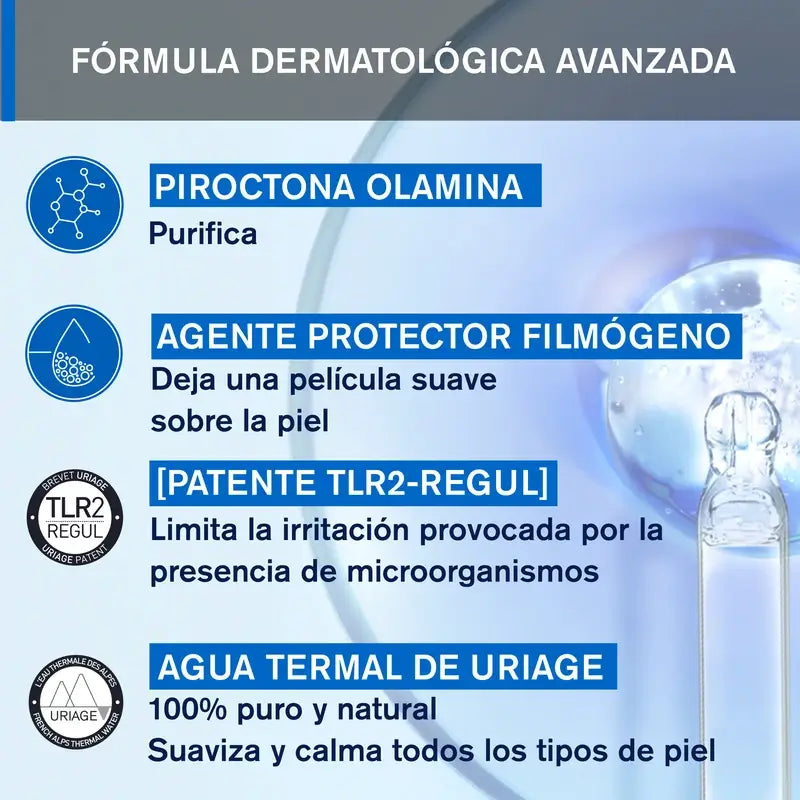 Uriage DS vaahtoava, tasapainottava geeli 150 ml