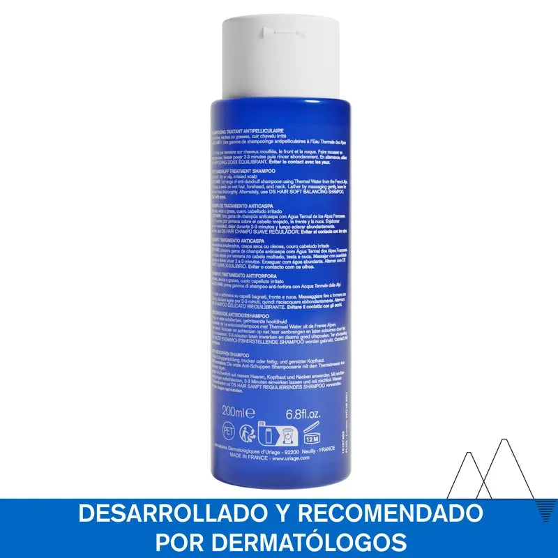 Uriage Ds Hair -shampoo, hilsehoito, 200 ml