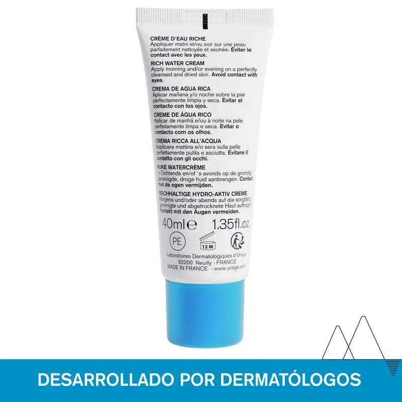 Uriage Eau Thermale Rikas kosteusvoide 40 ml