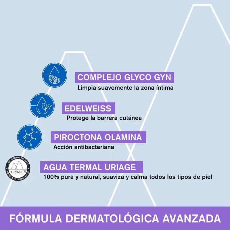 Uriage Gyn-8 -intimihygienigeeli, 100 ml