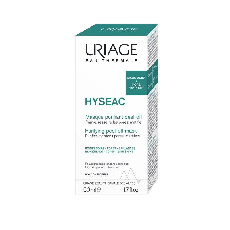 Uriage Hyséac puhdistava irrotettava kasvonaamio 50 ml