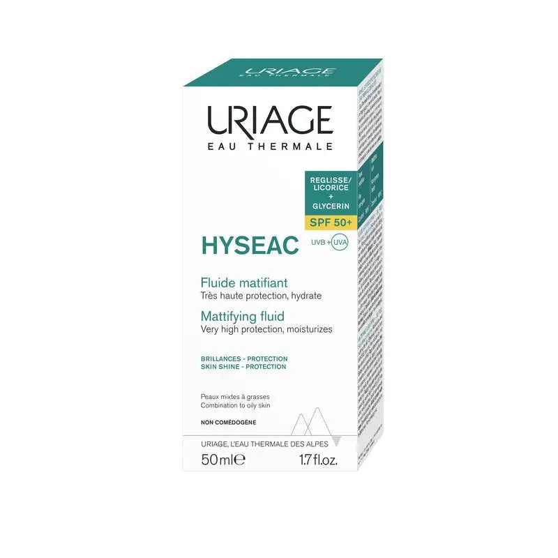 Uriage Hyséac SPF 50+ aurinkovoide 50 ml