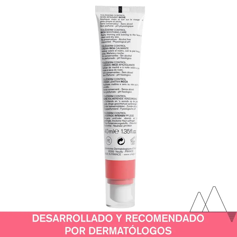 Uriage Toléderm Control Rikas voide 40 ml