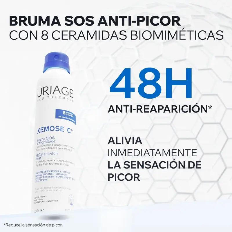 Uriage Xemose C8+ SOS-sumute kutinaan 200 ml