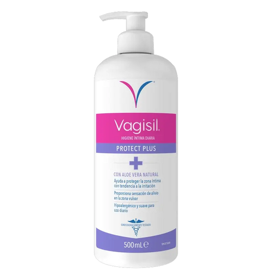 Vagisil Protec Plus -päivittäinen intiimihygieniatuote 500 ml