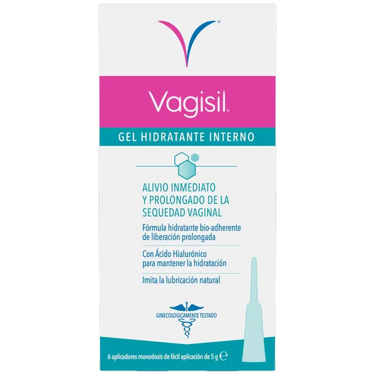 Vagisil sisäinen kosteuttava geeli, 6 annostelijaa, 5 ml