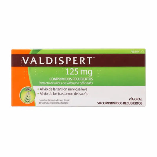 Valdispert 125 mg, 50 tablettia