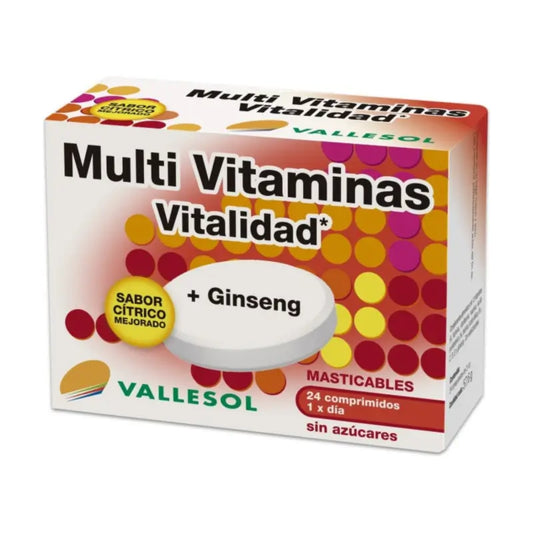 Vallesol Multivitamiinit+Ginseng 24 tablettia