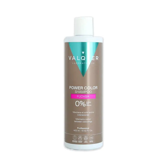 Valquer hiusshampoo, väri fuksia / vaaleanpunainen – Power Color, 400 ml