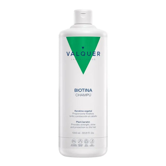 Valquer-shampoo, jossa on biotiinia ja keratiinia, 1 l