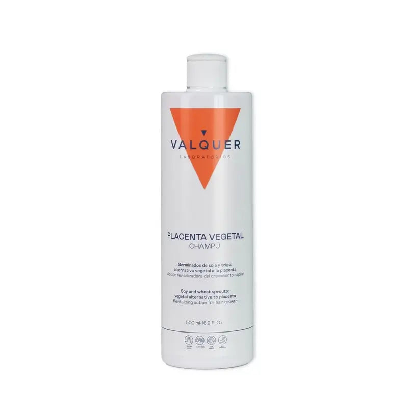 Valquer Kasviperäisen istukan shampoo. Torjuu: hiustenlähtöä, hilseilyä, rasvaisuutta, 500 ml