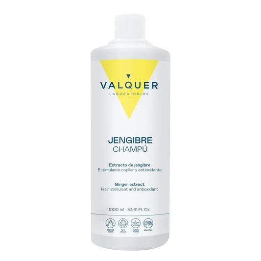 Valquer Ginger Strong -shampoo – hilseenpoisto, elvyttävä ja vahvistava, 1 l