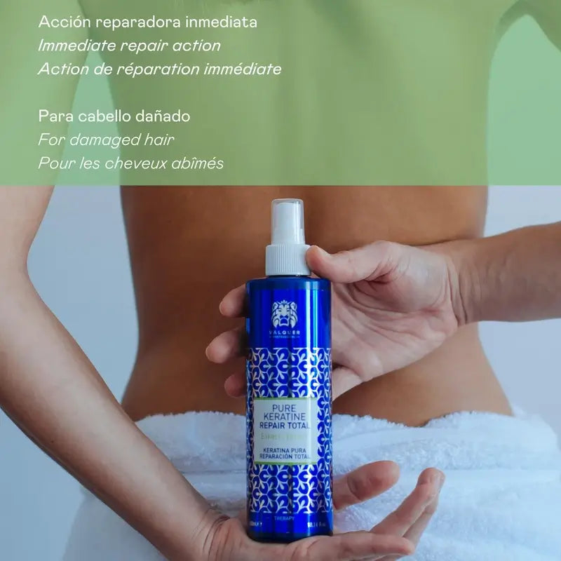 Valquer Hair Care Kasvipohjainen keratiini – täydellinen korjaushoito, 300 ml