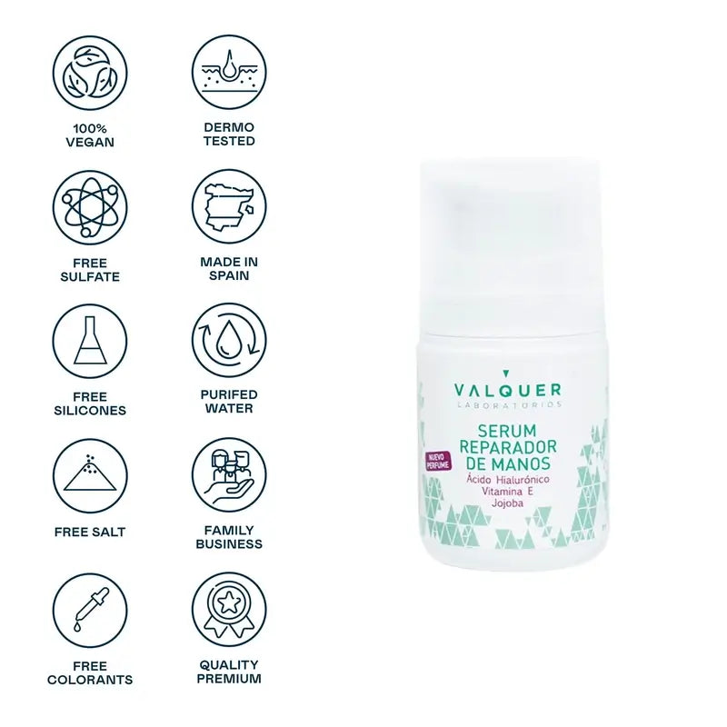 Valquer Skin Care -käsienhoitoseerumi, 50 ml