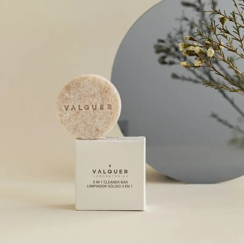 Valquer Skin Care Sugar 3-in-1-kiinteä puhdistusaine, 50 g