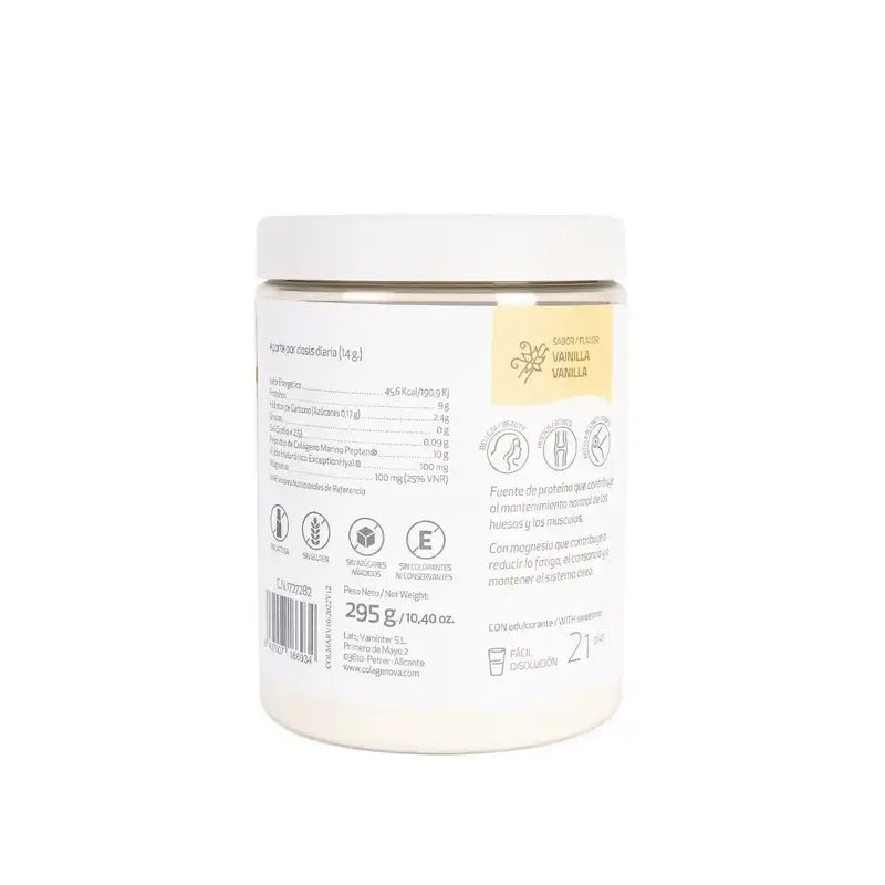 Colagenova Marine + merikollageeni + hyaluronihappo + magnesium, vanilja, 295 g 