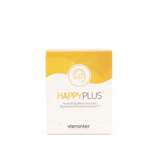 Vaminter Happy Plus Safrani + Scutellaria + Mg – tunne-elämän tasapaino, 60 kapselia 