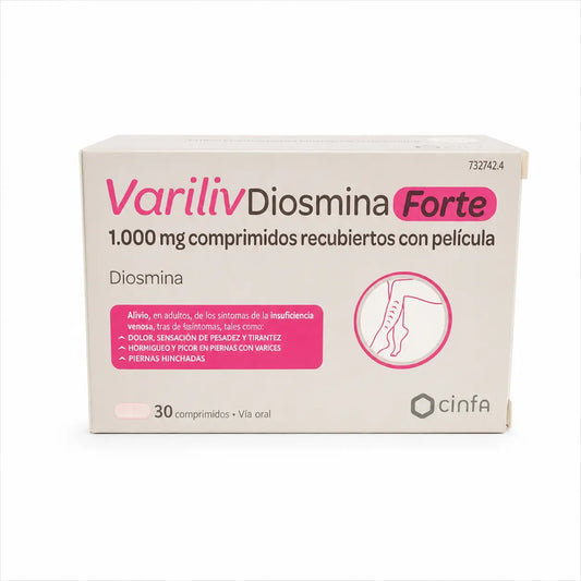 Variliv  Diosmiini, 1000 mg, 30 päällystettyä tablettia
