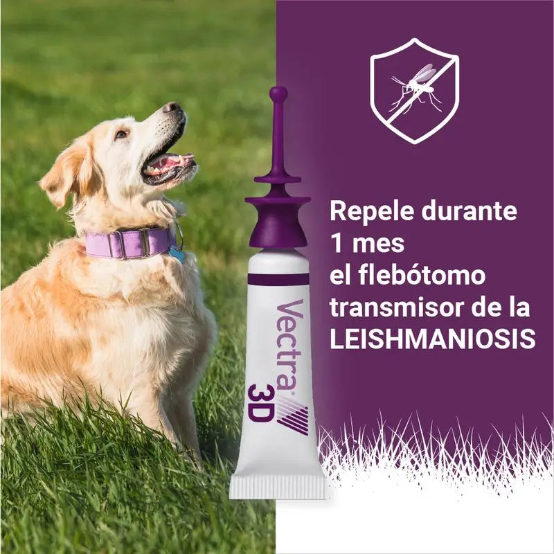 Vectra 3D Koira +40 kg, 3 pipettia