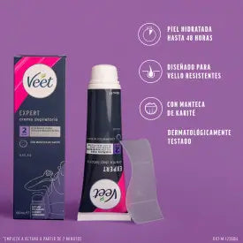 Veet Expert -karvanpoistovoide naisille, sisältää sheavoita, 100 ml