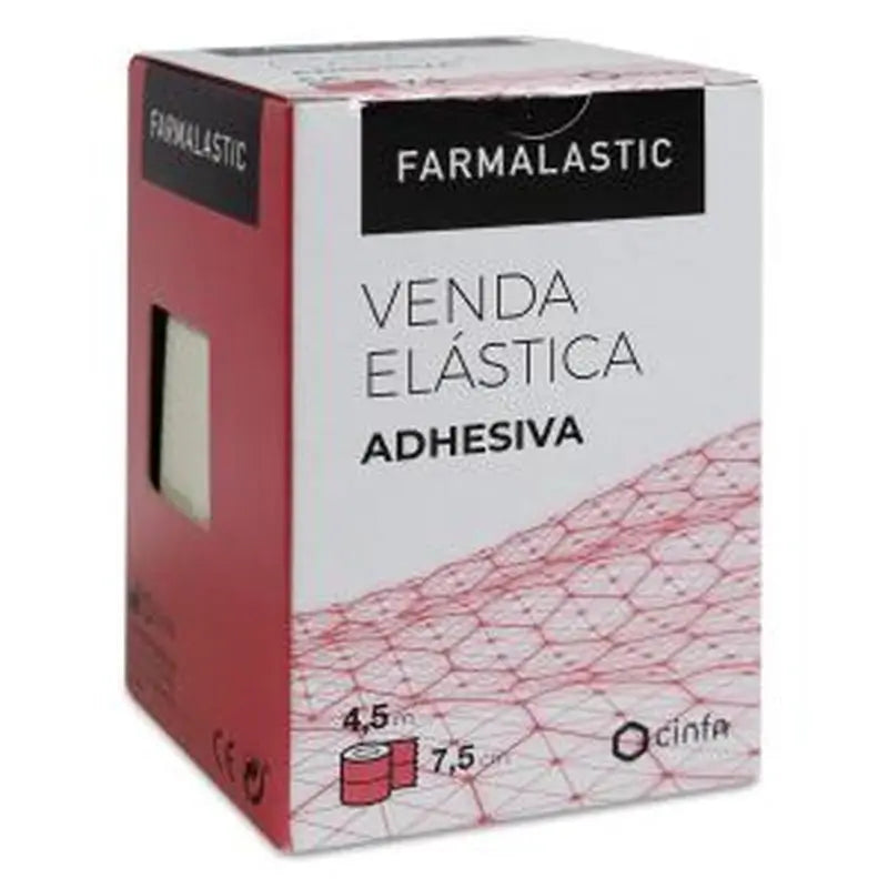 Farmalastic Elastic Adhesive Bandage, 4,5 X 5 Cm