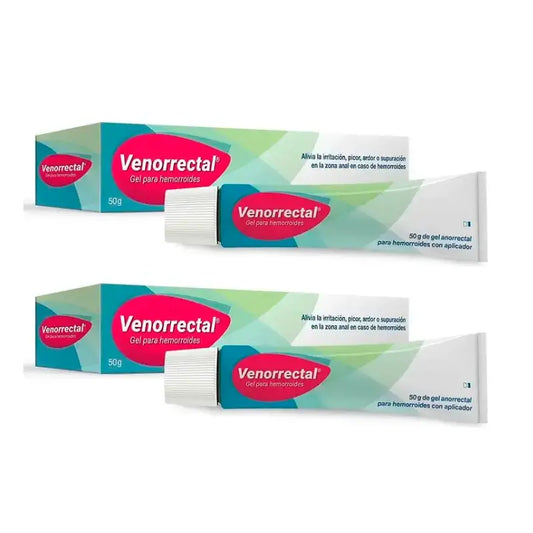 Venorrectal-geeli, 2 x 50 g:n pakkaus