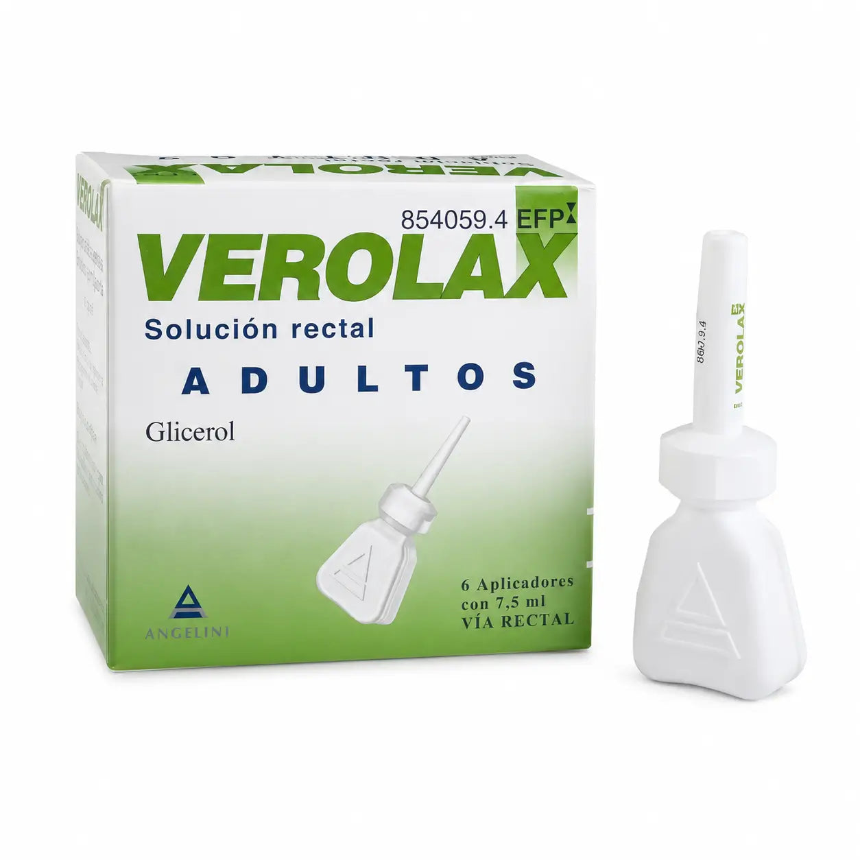 Verolax aikuisille, peräsuoliliuos, 6 annostelijaa