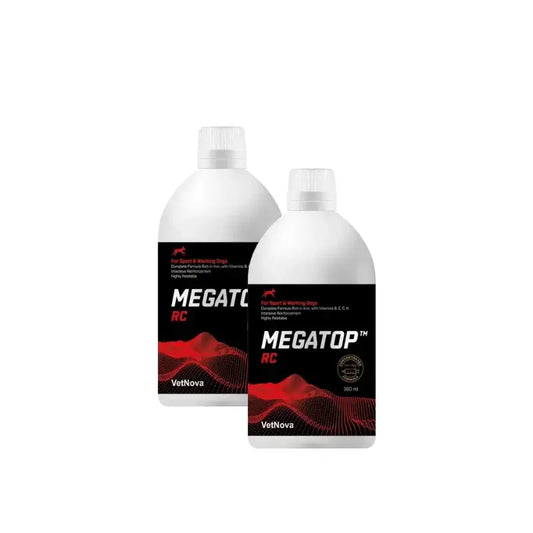 Vetnova Megatop koirille 360 ml, 2 kpl:n pakkaus