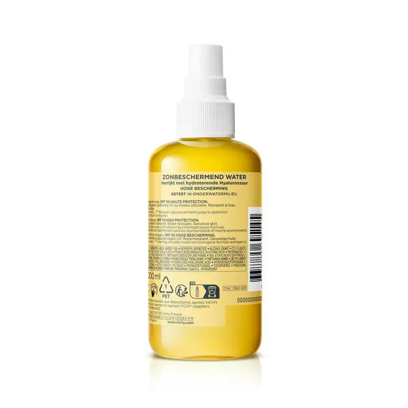 Vichy Capital Soleil aurinkosuojavesi SPF 50, kosteuttava, 200 ml