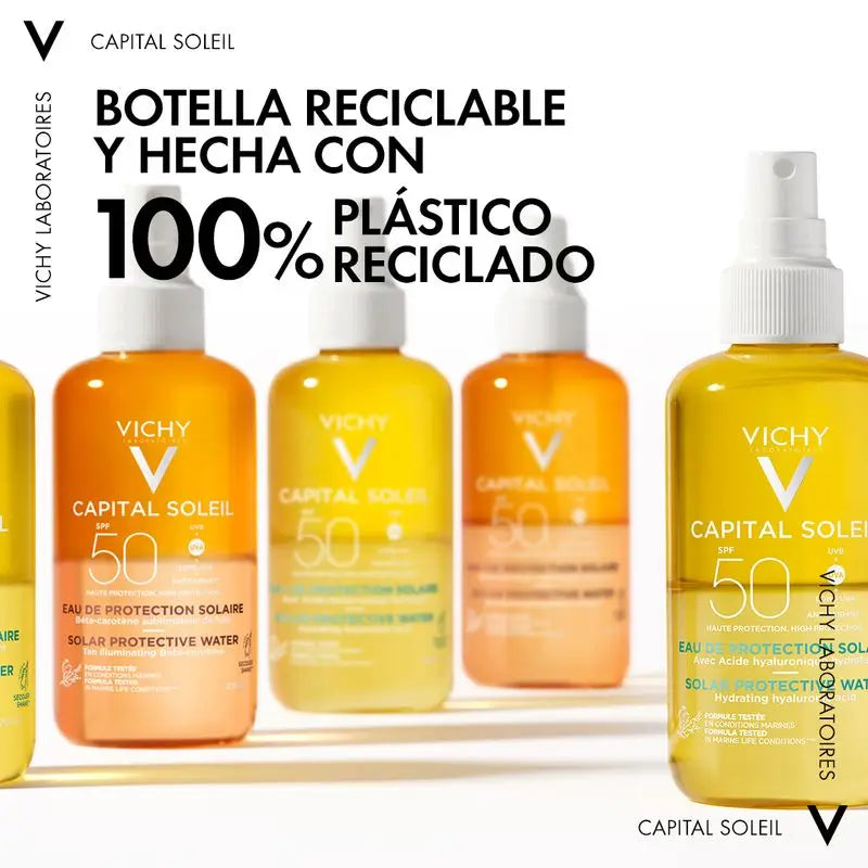Vichy Capital Soleil aurinkosuojavesi SPF 50, kosteuttava, 200 ml