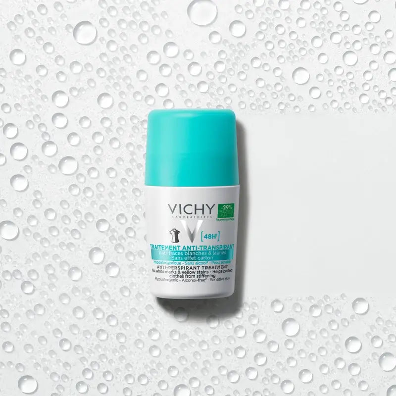 Vichy 48H-hikoilunestodeodorantti, joka ei jätä jälkiä, roll-on, 50 ml