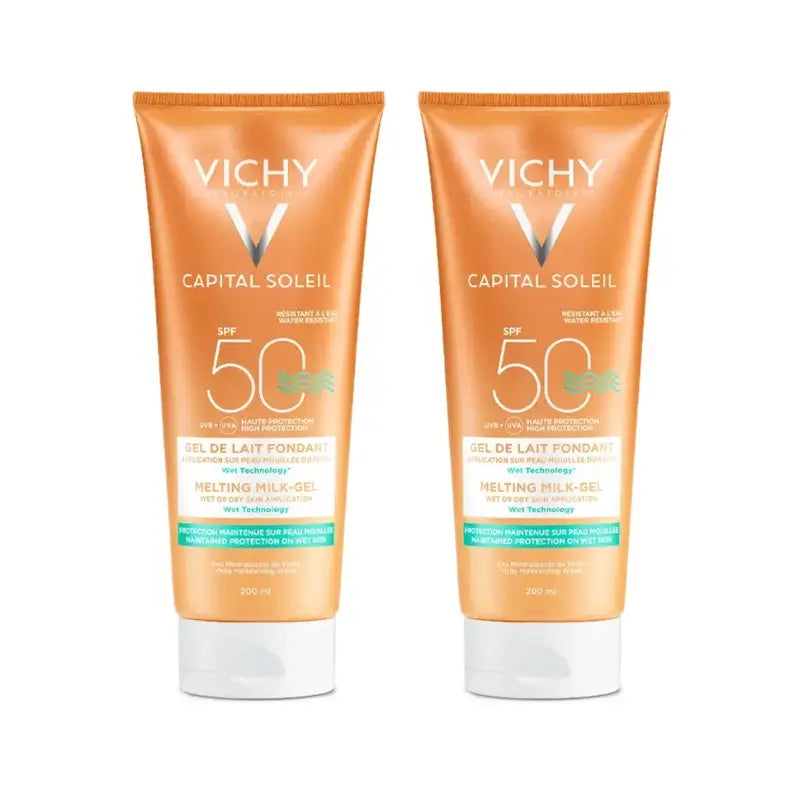 Vichy Capital Soleil Wet Skin -geelivoide SPF 50, 2 x 200 ml 