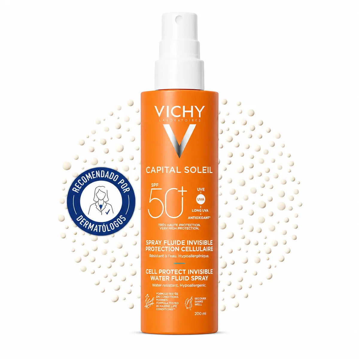 Vichy Capital Soleil Multi-Protection -suihke SPF 50, 200 ml