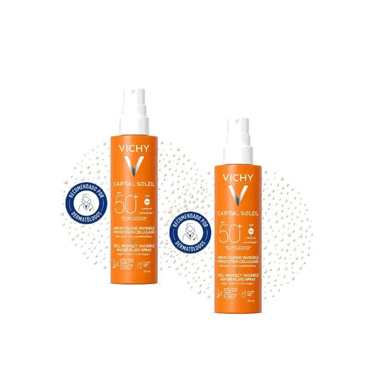 Vichy Capital Soleil monisuojasuihke SPF50 200 ml, 2 kpl:n pakkaus