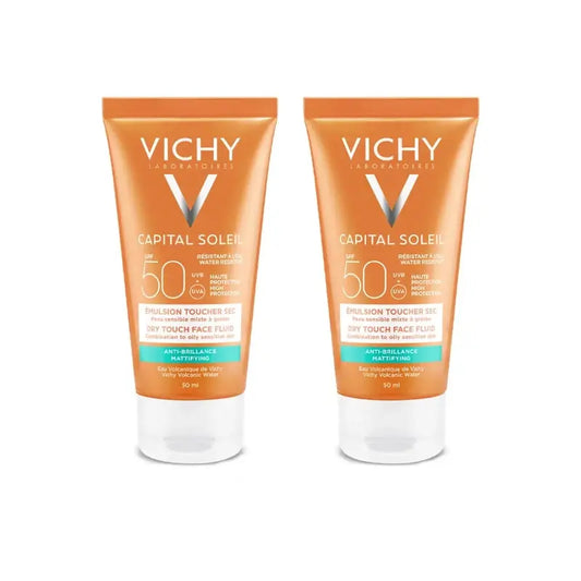 Vichy Capital Soleil Tacto Seco SPF 50, 2 x 50 ml 